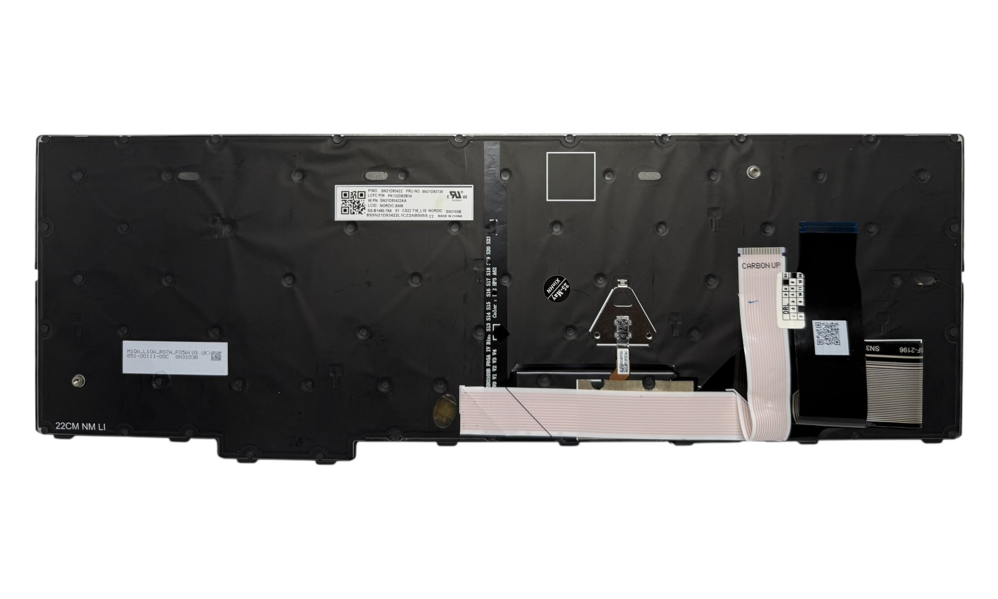Tastatura compatibila Lenovo ThinkPad L15 Gen 3, Gen 4, P16s Gen 1, Gen 2, P16v Gen 1, T16 Gen 1, Gen 2, iluminata, layout UK Tastatura compatibila Lenovo ThinkPad L15 Gen 3, Gen 4, P16s Gen 1, Gen 2, P16v Gen 1, T16 Gen 1, Gen 2, iluminata, layout UK