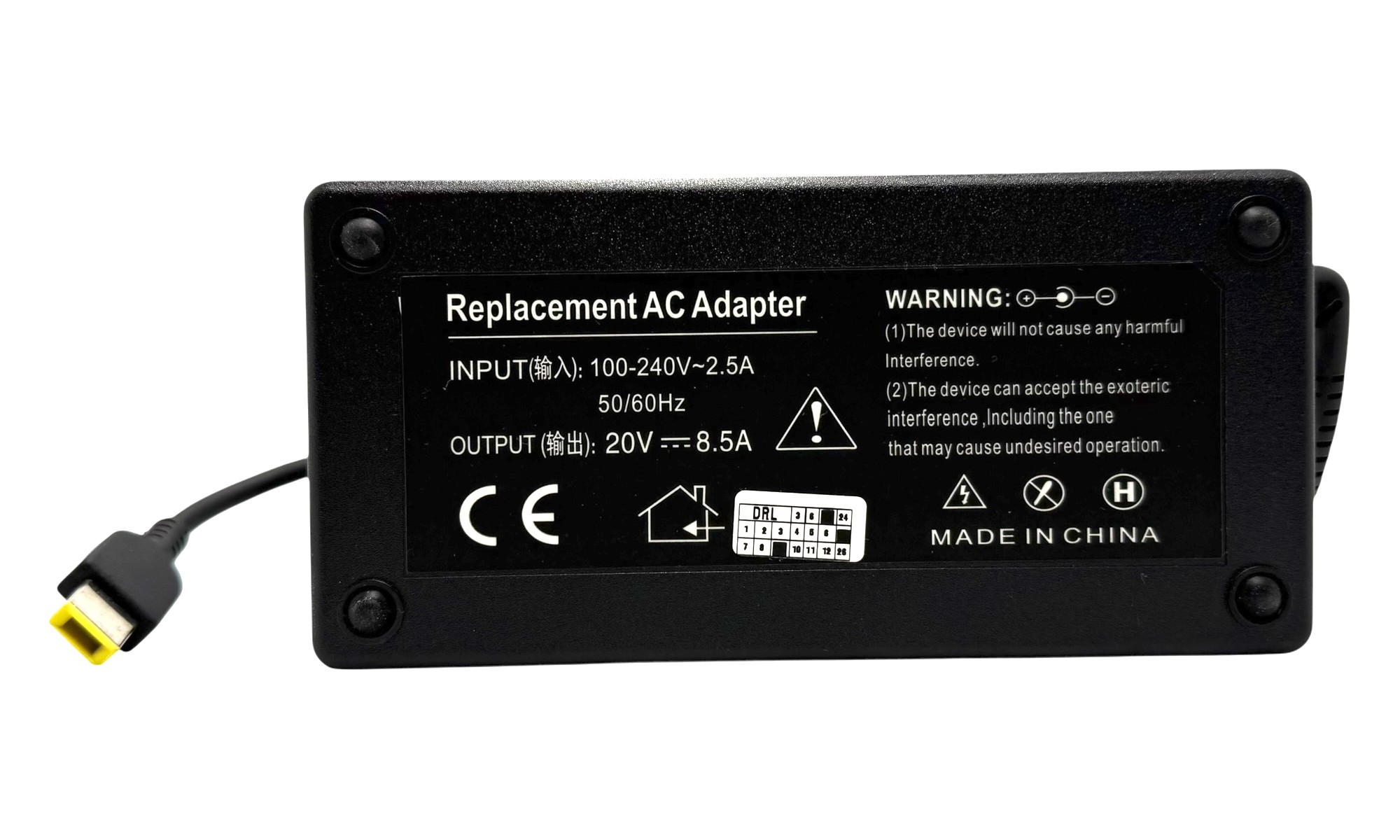 Incarcator compatibil Lenovo, 20V, 8.5A, putere 170W, mufa 7.5 x 2.5 mm pin Incarcator compatibil Lenovo, 20V, 8.5A, putere 170W, mufa 7.5 x 2.5 mm pin