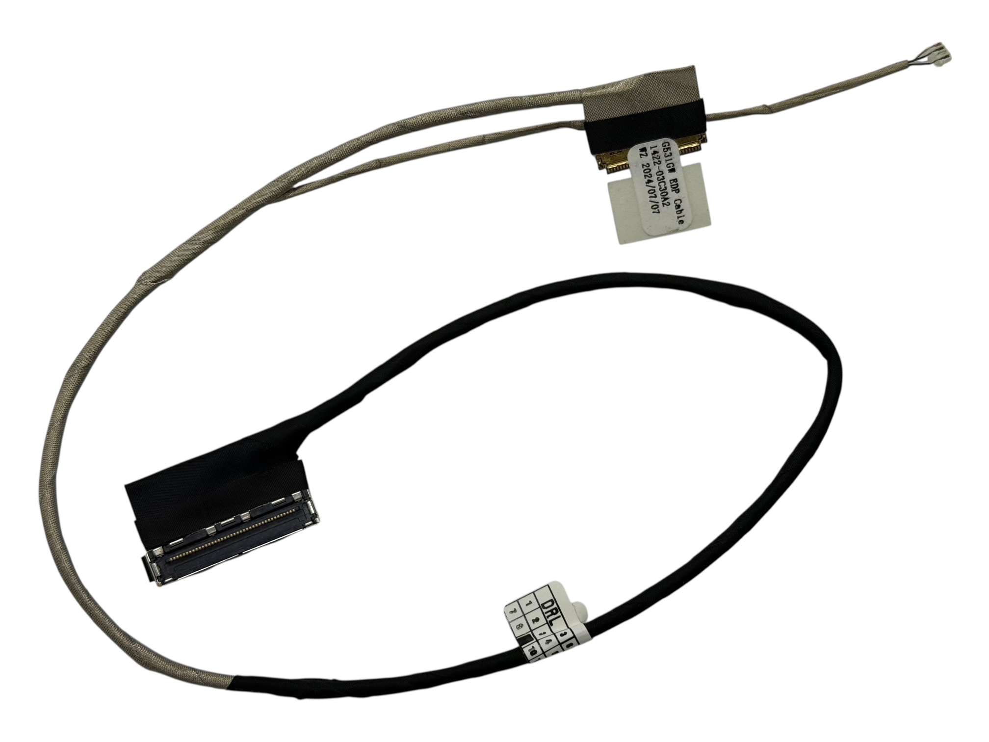 Cablu LVDS compatibil Asus ROG Strix G G531GD, G531GT, ROG Strix Scar III G531GW, echipate cu display FHD, 30 pini, model 1422-03C30A2, 14005-03070100 Cablu LVDS compatibil Asus ROG Strix G G531GD, G531GT, ROG Strix Scar III G531GW, echipate cu display FHD, 30 pini, model 1422-03C30A2, 14005-03070100