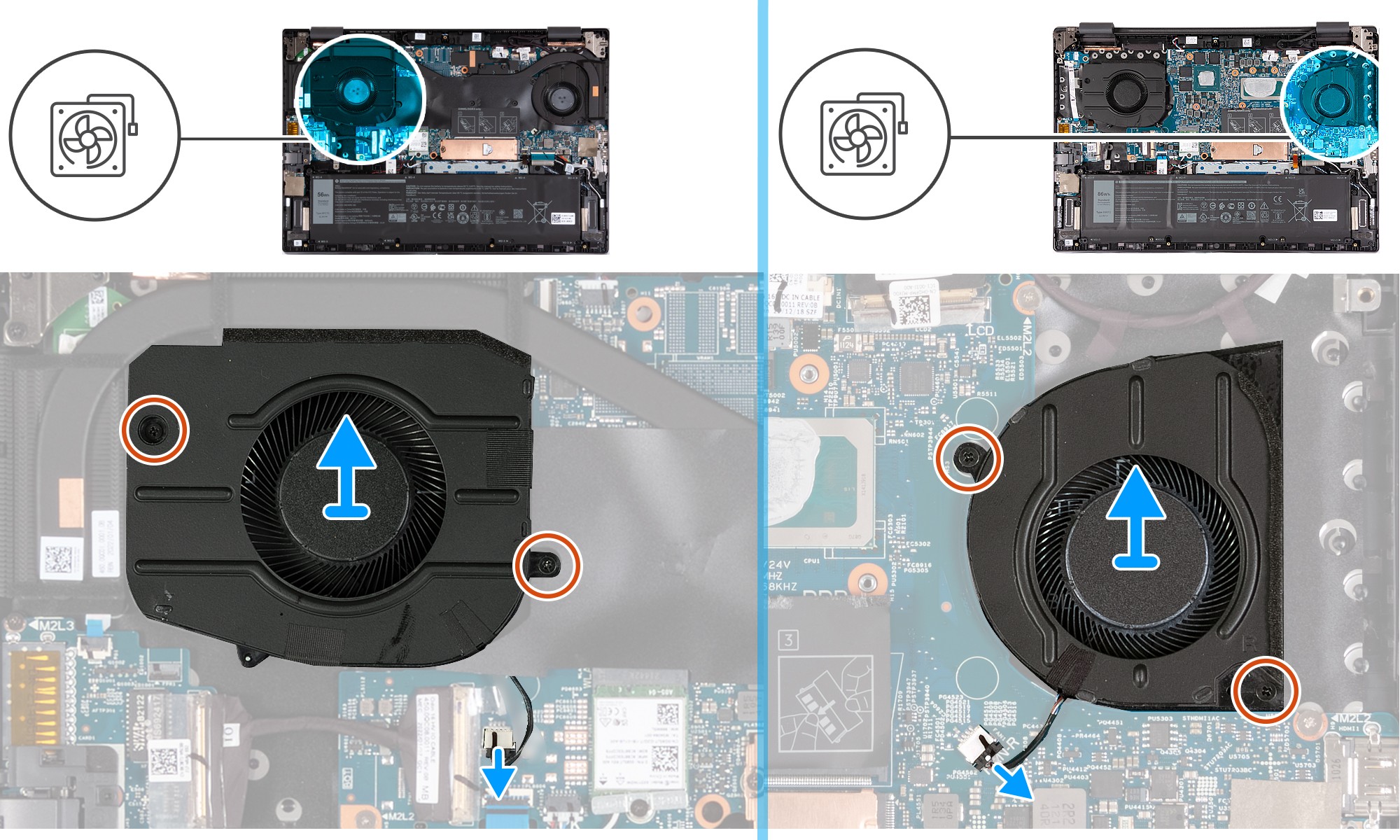 Set coolere ventilatoare compatibil Dell Inspiron 16 Plus 7620 cu NVIDIA GeForce RTX 3050/3050 Ti, N49HW, DFS5K323161A1E, Y2TW6, DFS5H22404666E Set coolere ventilatoare compatibil Dell Inspiron 16 Plus 7620 cu NVIDIA GeForce RTX 3050/3050 Ti, N49HW, DFS5K323161A1E, Y2TW6, DFS5H22404666E