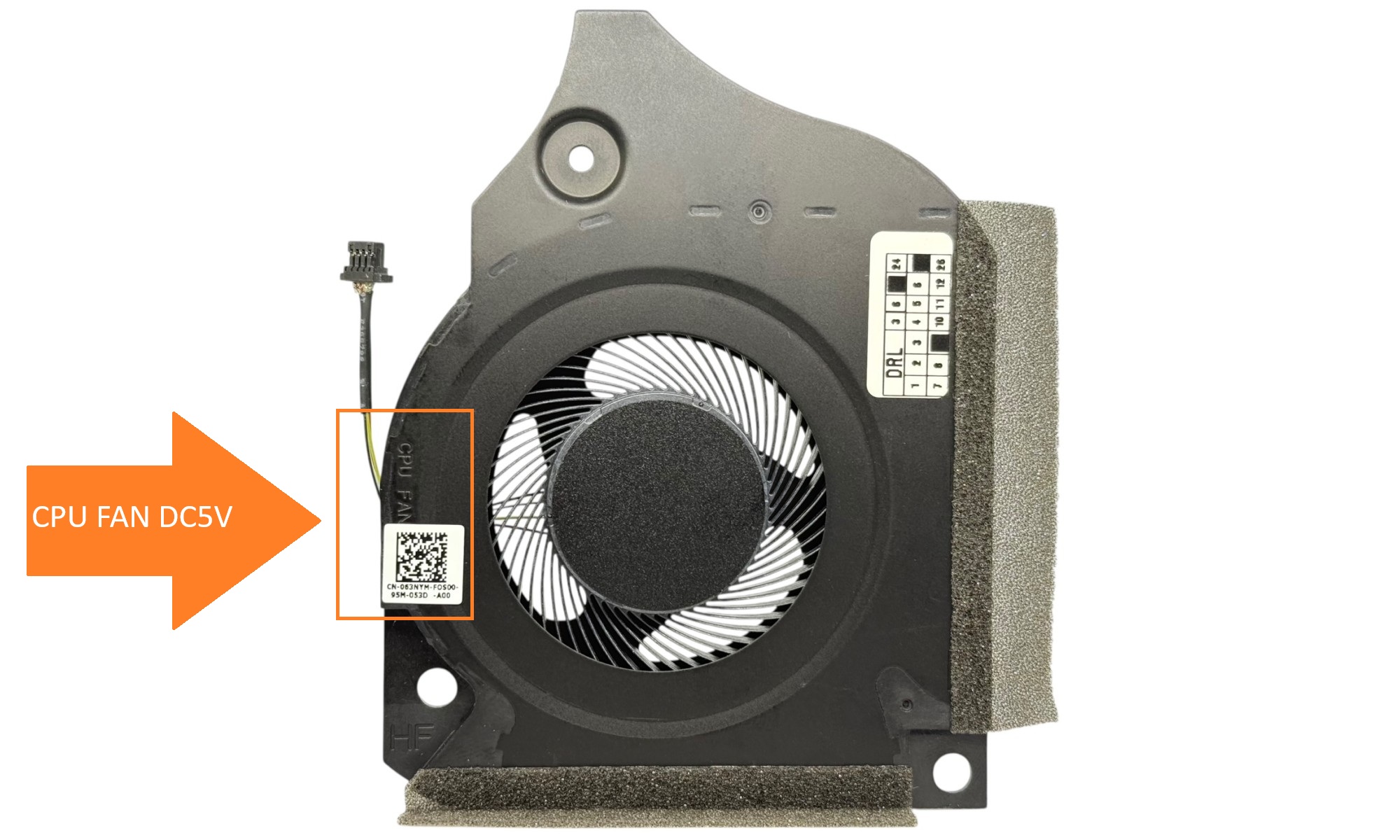 Cooler pentru CPU compatibil Dell G Series G5 5590, G7 7790, (DC 5V/0.5A) GTX1050 Ti / GTX 1650, model 63NYM, 063NYM, DFSC5K223052831, NS85C23-18J30 Cooler pentru CPU compatibil Dell G Series G5 5590, G7 7790, (DC 5V/0.5A) GTX1050 Ti / GTX 1650, model 63NYM, 063NYM, DFSC5K223052831, NS85C23-18J30