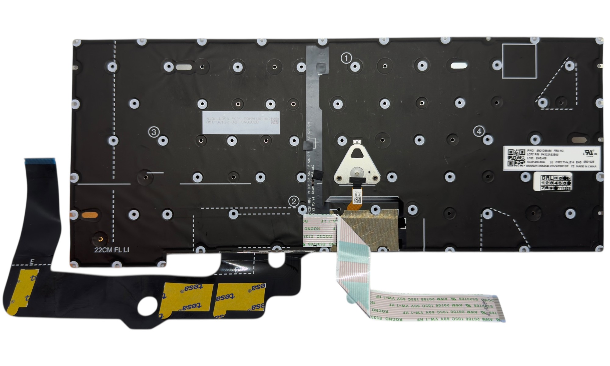 Tastatura laptop Lenovo ThinkPad T14s Gen 3 Type 21BR, 21BS, 21CQ, 21CR, layout US, cu iluminare Tastatura laptop Lenovo ThinkPad T14s Gen 3 Type 21BR, 21BS, 21CQ, 21CR, layout US, cu iluminare