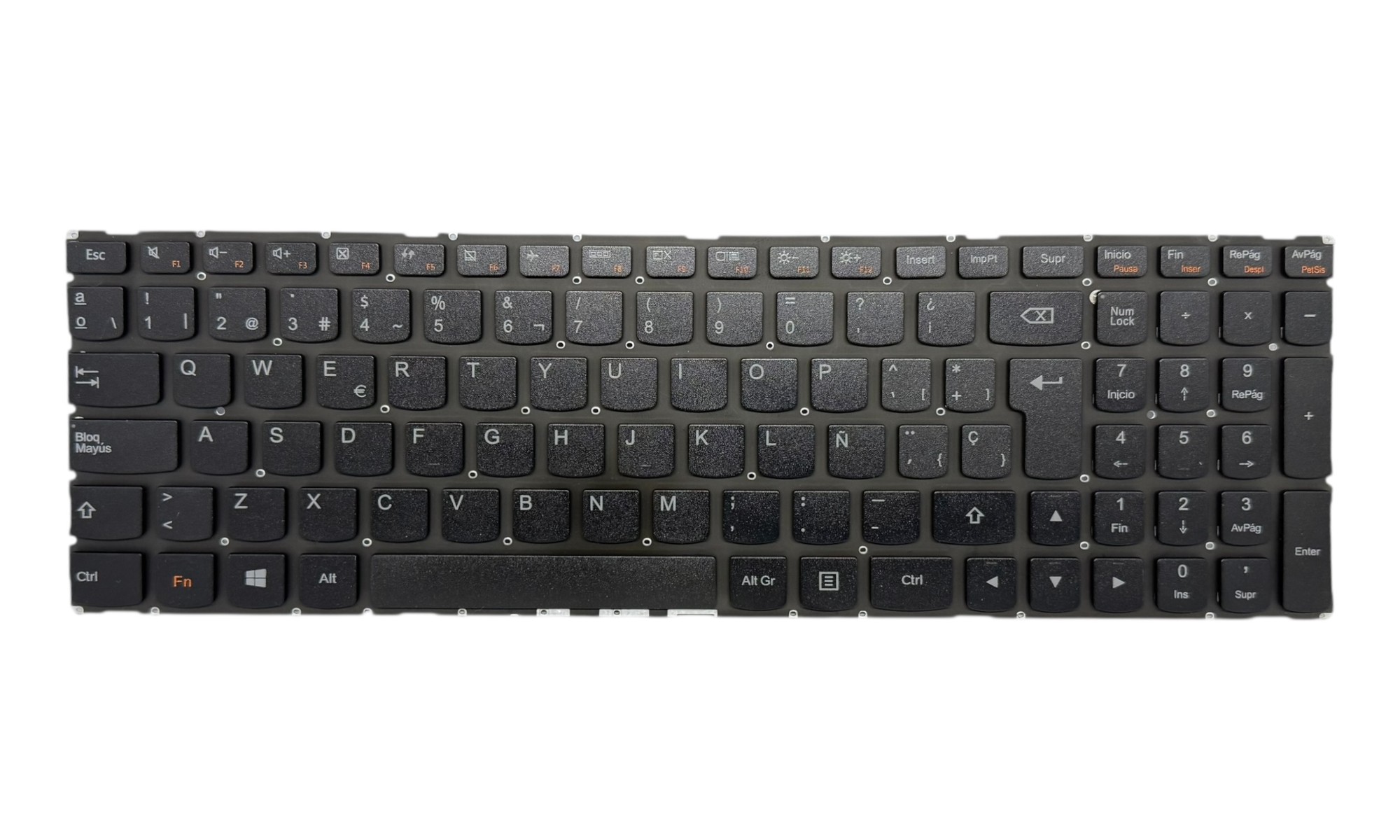 Tastatura laptop Lenovo IdeaPad 700-15ISK, 700-17ISK, layout UK-Spanish, fara iluminare Tastatura laptop Lenovo IdeaPad 700-15ISK, 700-17ISK, layout UK-Spanish, fara iluminare