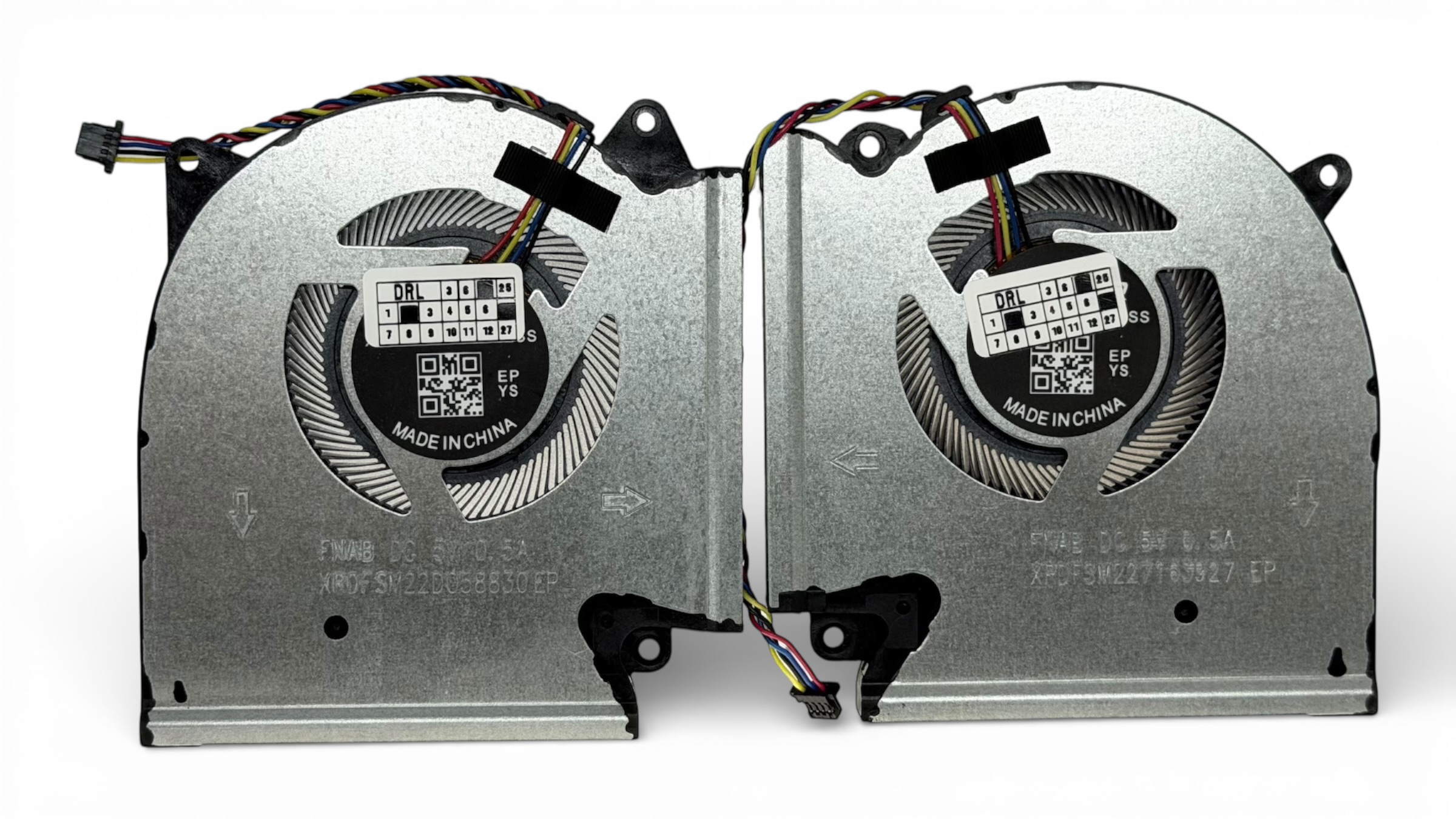 Set coolere compatibile ASUS (5V 0.5A) ROG NS85C59-20G04, DFS5K221153715, NS85C59-20G05, NS85C59-21J10, DFS5K223052835, 13NR0510P01011, 13NR0510P01021, 13NR0510P02011, 13NR0510P02021