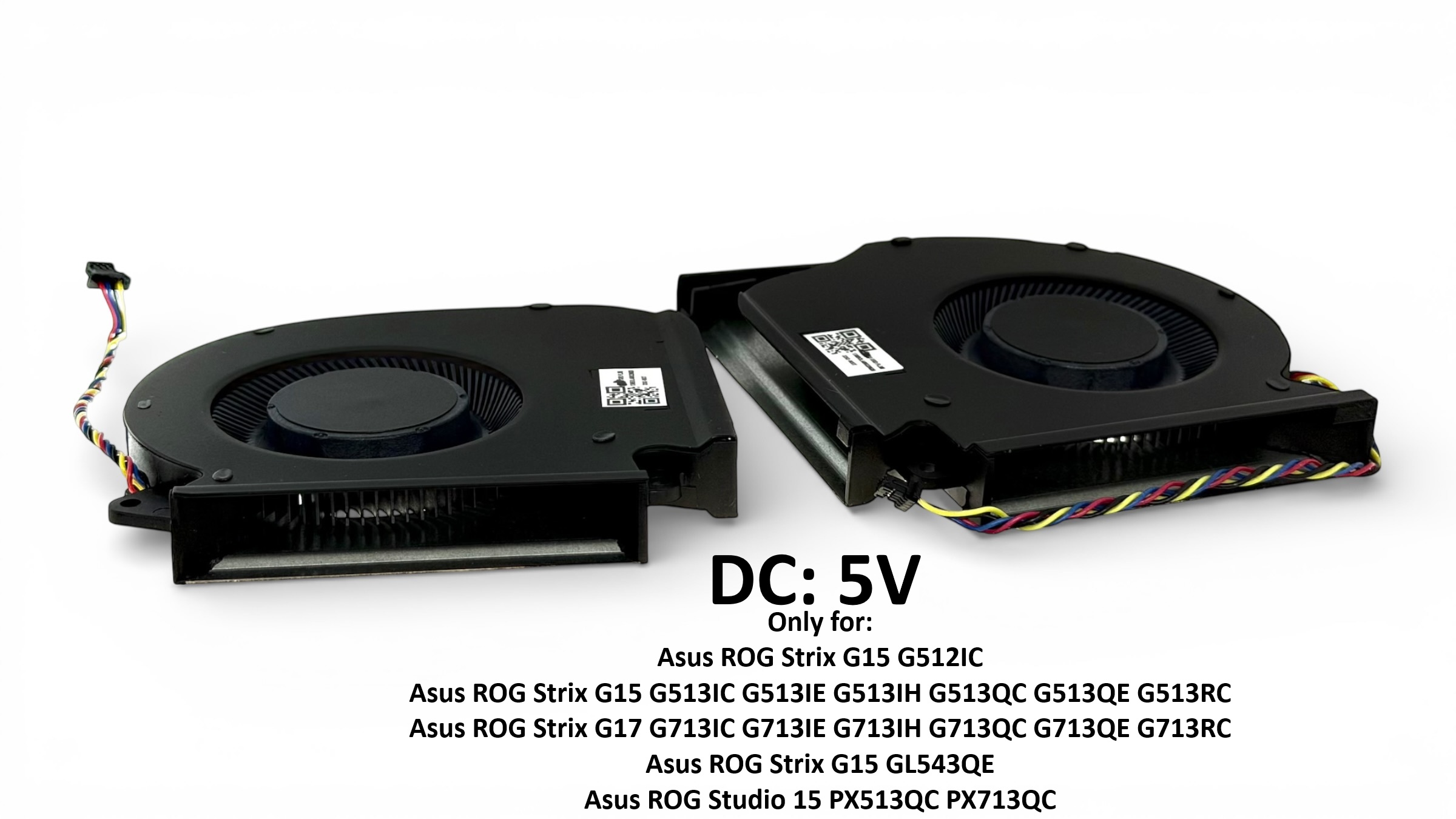 Set coolere compatibile ASUS (5V 0.5A) ROG NS85C59-20G04, DFS5K221153715, NS85C59-20G05, NS85C59-21J10, DFS5K223052835, 13NR0510P01011, 13NR0510P01021, 13NR0510P02011, 13NR0510P02021