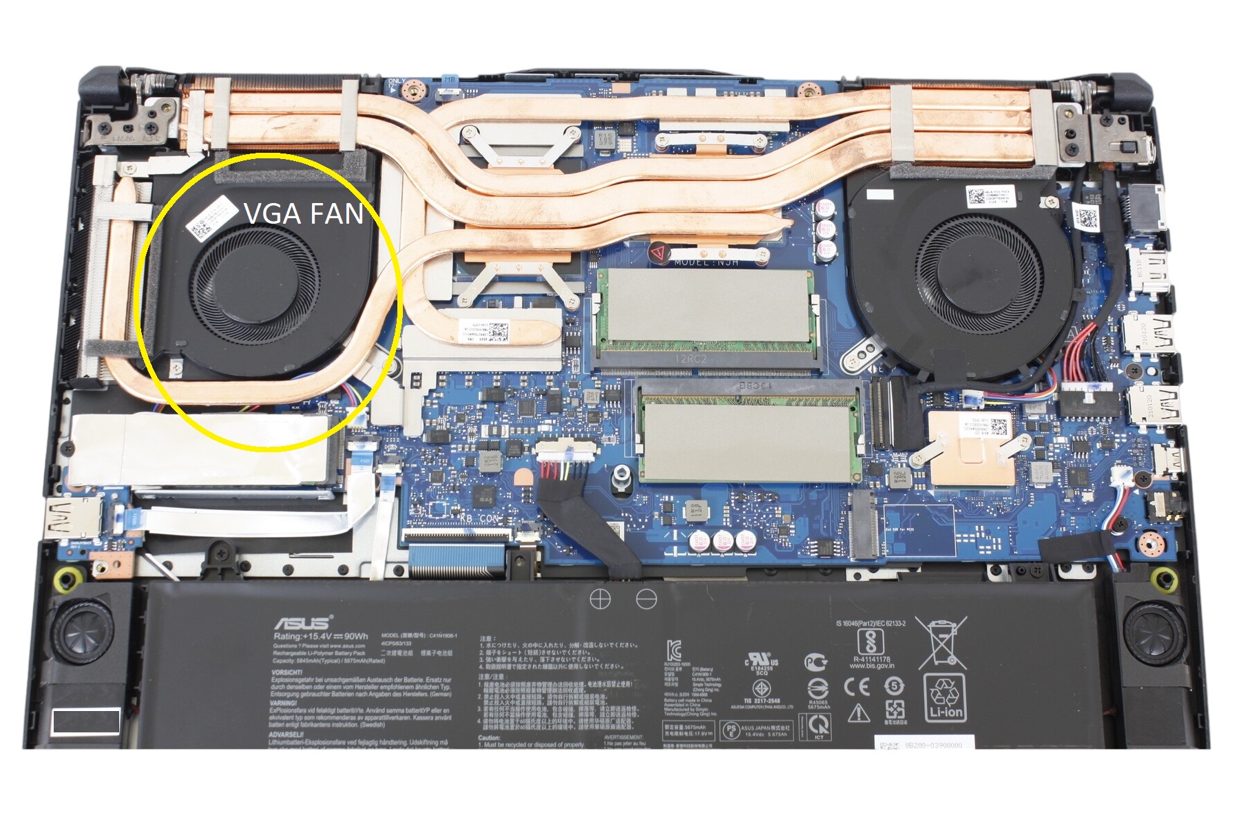 Cooler video GPU compatibil Asus DFS5K221153718 DQ5D577E009 DQ5D577E010, 13NR0750T01011, 13NR0600T04011, 13NR0750T02011 TUF Gaming A15 FA506IC FA506ICB FA506IE FA506IHR Cooler video GPU compatibil Asus DFS5K221153718 DQ5D577E009 DQ5D577E010, 13NR0750T01011, 13NR0600T04011, 13NR0750T02011 TUF Gaming A15 FA506IC FA506ICB FA506IE FA506IHR