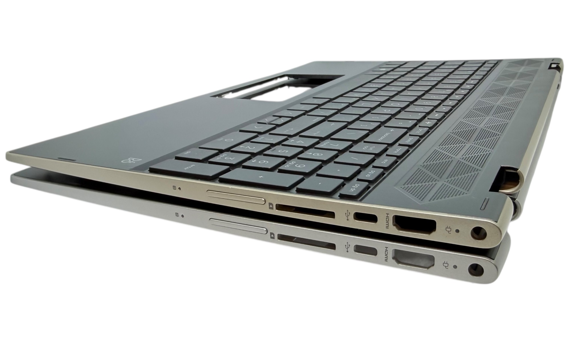 Carcasa superioara cu tastatura HP Pavilion X360 15-CR, 15T-CR, TPN-W132, layout UK, gri inchis cu argintiu, model L12732-031 Carcasa superioara cu tastatura HP Pavilion X360 15-CR, 15T-CR, TPN-W132, layout UK, gri inchis cu argintiu, model L12732-031