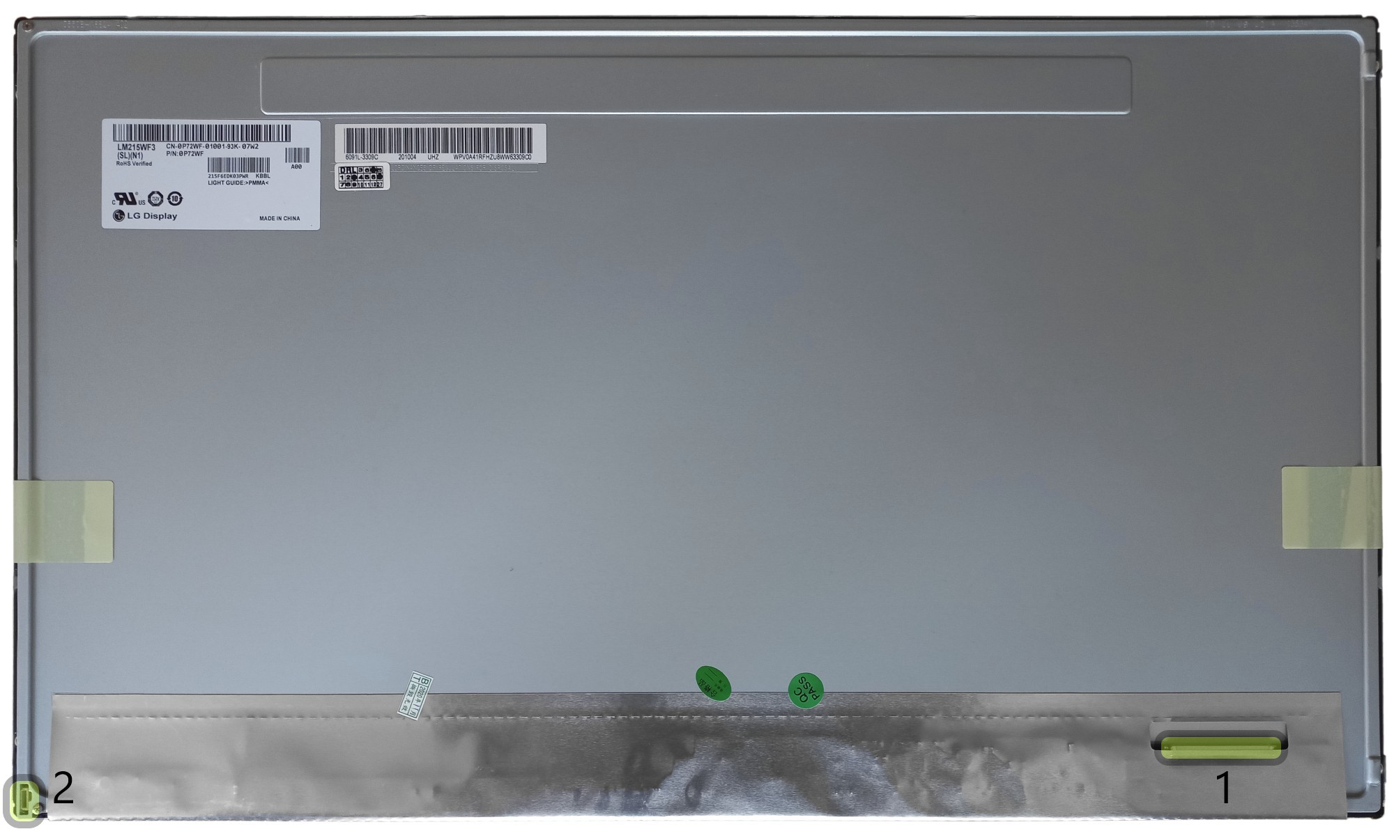 Display pentru All-in-One 21.5 inch, FHD nontouch, model HR215WU1-120 ES7.0, LM215WF3(SL)(N1), MV215FHM-N60, pentru Dell OptiPlex 3240, 5250, HP 22-B, ProOne 600 G2, ProOne 600 G3, Lenovo ThinkCentre M810z Display pentru All-in-One 21.5 inch, FHD nontouch, model HR215WU1-120 ES7.0, LM215WF3(SL)(N1), MV215FHM-N60, pentru Dell OptiPlex 3240, 5250, HP 22-B, ProOne 600 G2, ProOne 600 G3, Lenovo ThinkCentre M810z