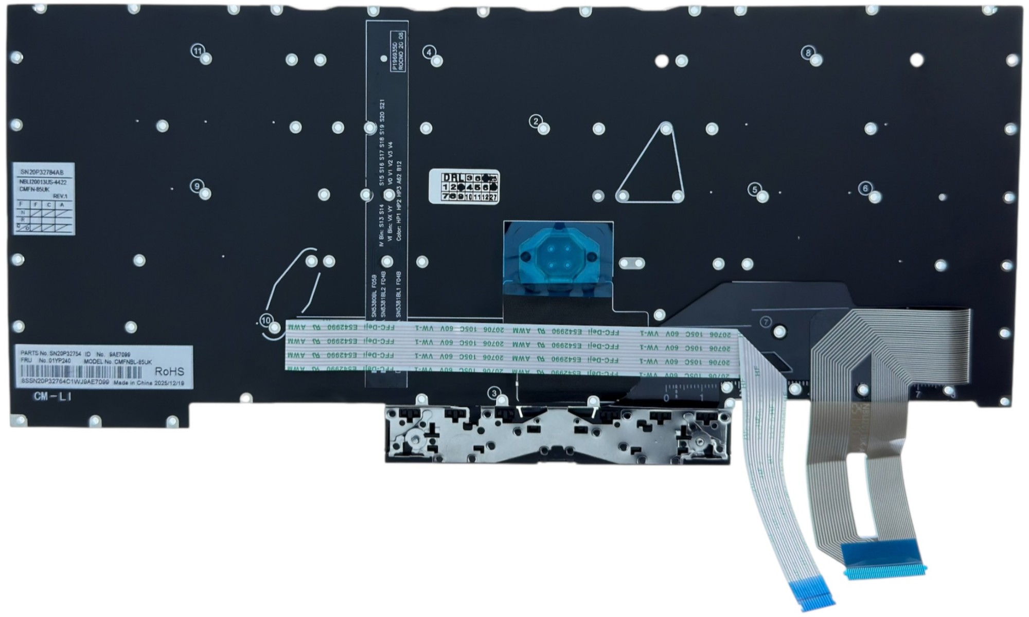 Tastatura compatibila Lenovo ThinkPad P1 Gen 3, T14s, T490s, X1 Extreme 3rd Gen, iluminata, layout UK, fara rama Tastatura compatibila Lenovo ThinkPad P1 Gen 3, T14s, T490s, X1 Extreme 3rd Gen, iluminata, layout UK, fara rama