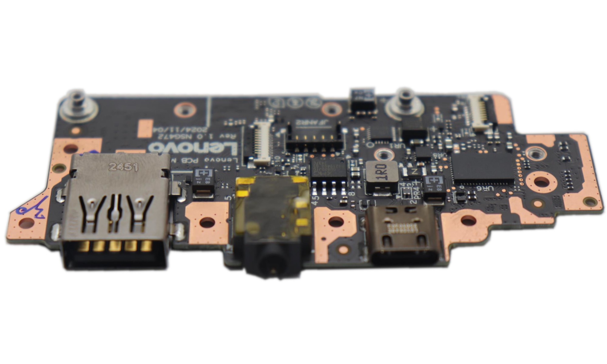 Placa I/O originala Lenovo cu Port USB-A, Port Audio Jack Compozit 3.5mm, Port USB-C pentru ThinkPad X9-15 Gen 1 Type 21Q6, 21Q7, model 5C51P67053 Placa I/O originala Lenovo cu Port USB-A, Port Audio Jack Compozit 3.5mm, Port USB-C pentru ThinkPad X9-15 Gen 1 Type 21Q6, 21Q7, model 5C51P67053
