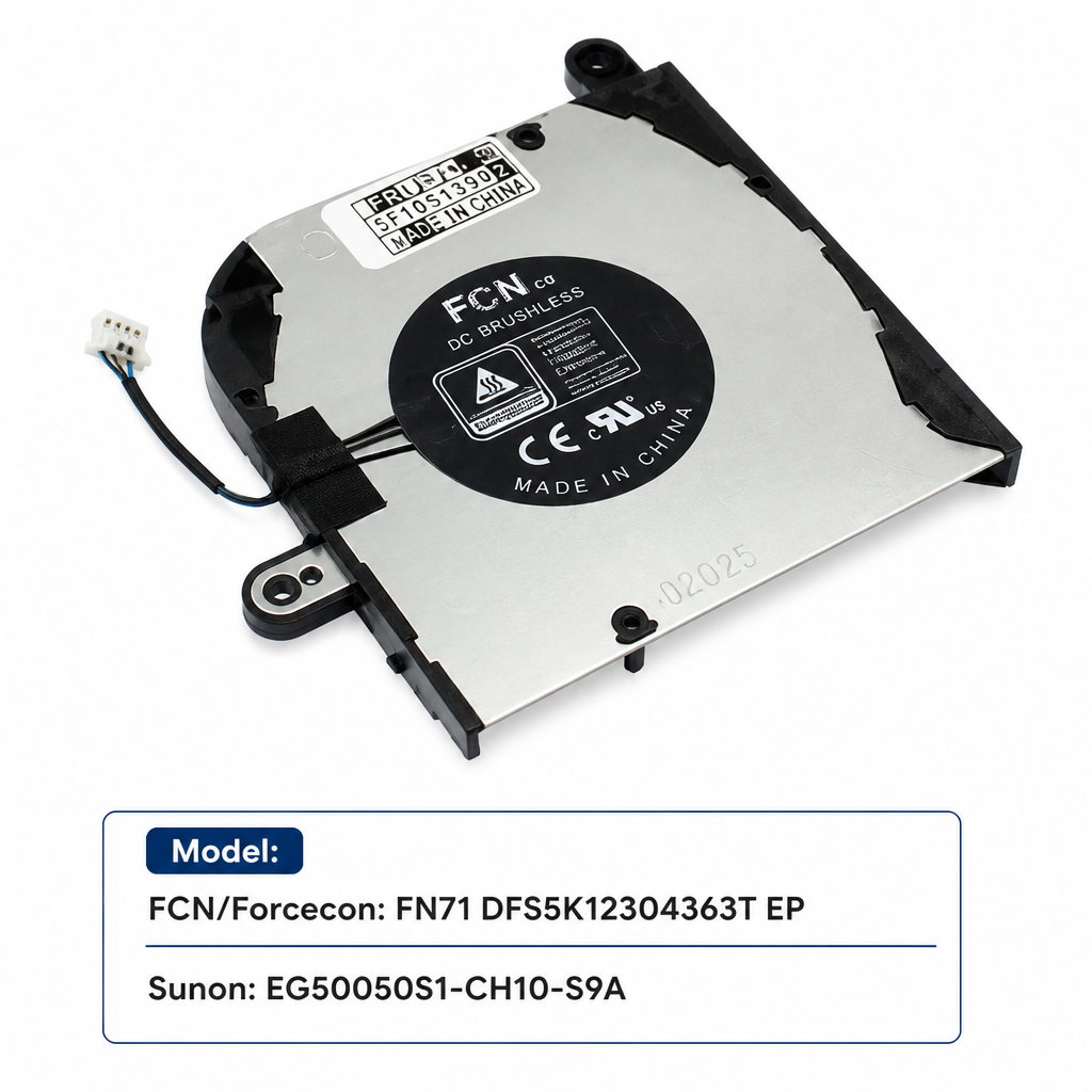 Cooler FCN pentru Dell Latitude 5420, model HX40M, 0HX40M, DFS5K12304363T, EG50050S1-CH10-S9A Cooler FCN pentru Dell Latitude 5420, model HX40M, 0HX40M, DFS5K12304363T, EG50050S1-CH10-S9A