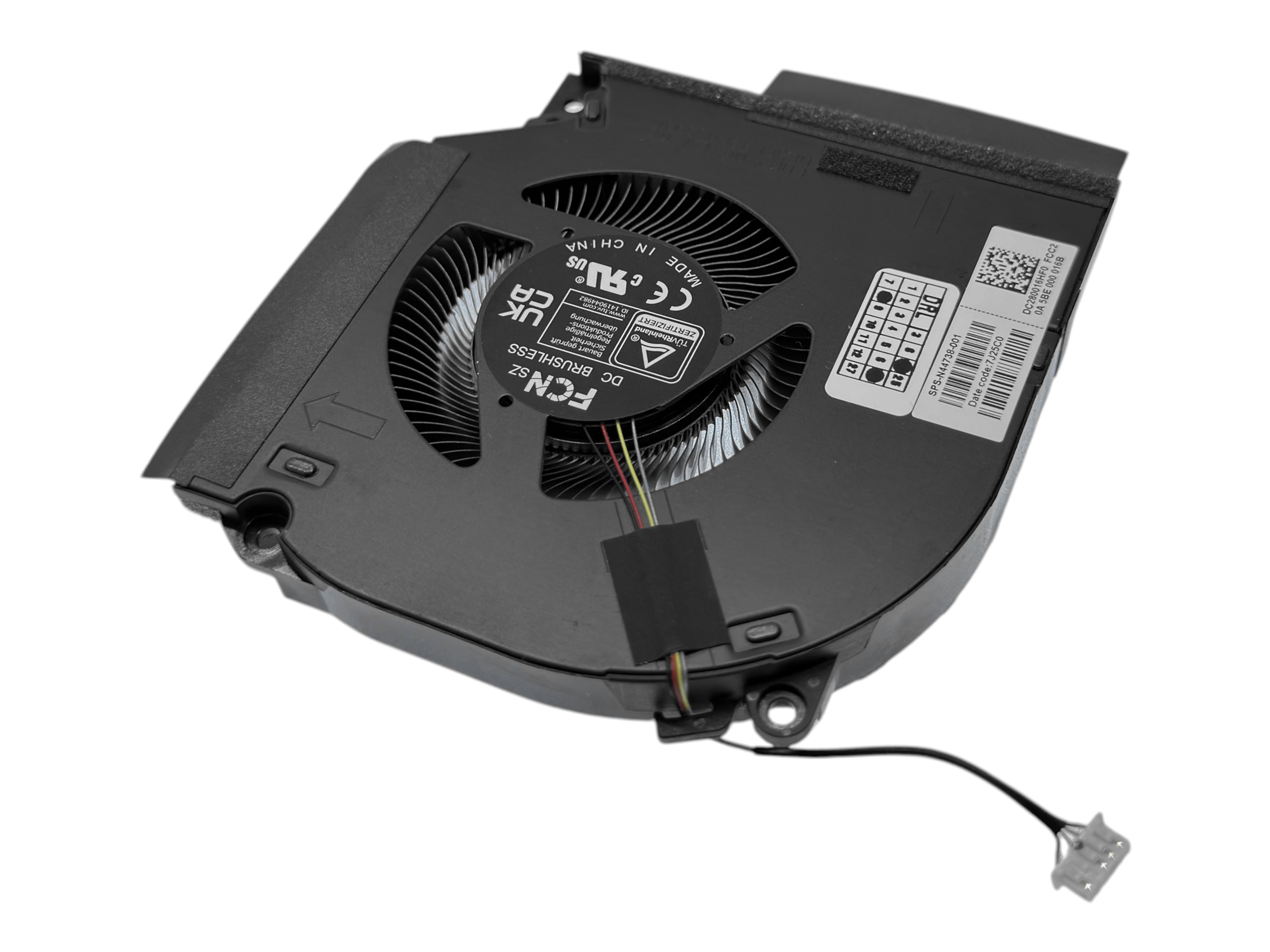 Cooler GPU "Fan2" HP OMEN 16-AE, 16T-AE, 16-W, 16T-W, 16-WD, 16T-WD, 16-WF, 16T-WF, 16-X, 16Z-X, 16-XD, 16Z-XD, 16-XF, 16Z-XF, Victus 16-R, 16T-R, 16-S, 16T-S cu TDP 80W, model DFSCL42P06593C, DC280016HF0 Cooler GPU "Fan2" HP OMEN 16-AE, 16T-AE, 16-W, 16T-W, 16-WD, 16T-WD, 16-WF, 16T-WF, 16-X, 16Z-X, 16-XD, 16Z-XD, 16-XF, 16Z-XF, Victus 16-R, 16T-R, 16-S, 16T-S cu TDP 80W, model DFSCL42P06593C, DC280016HF0