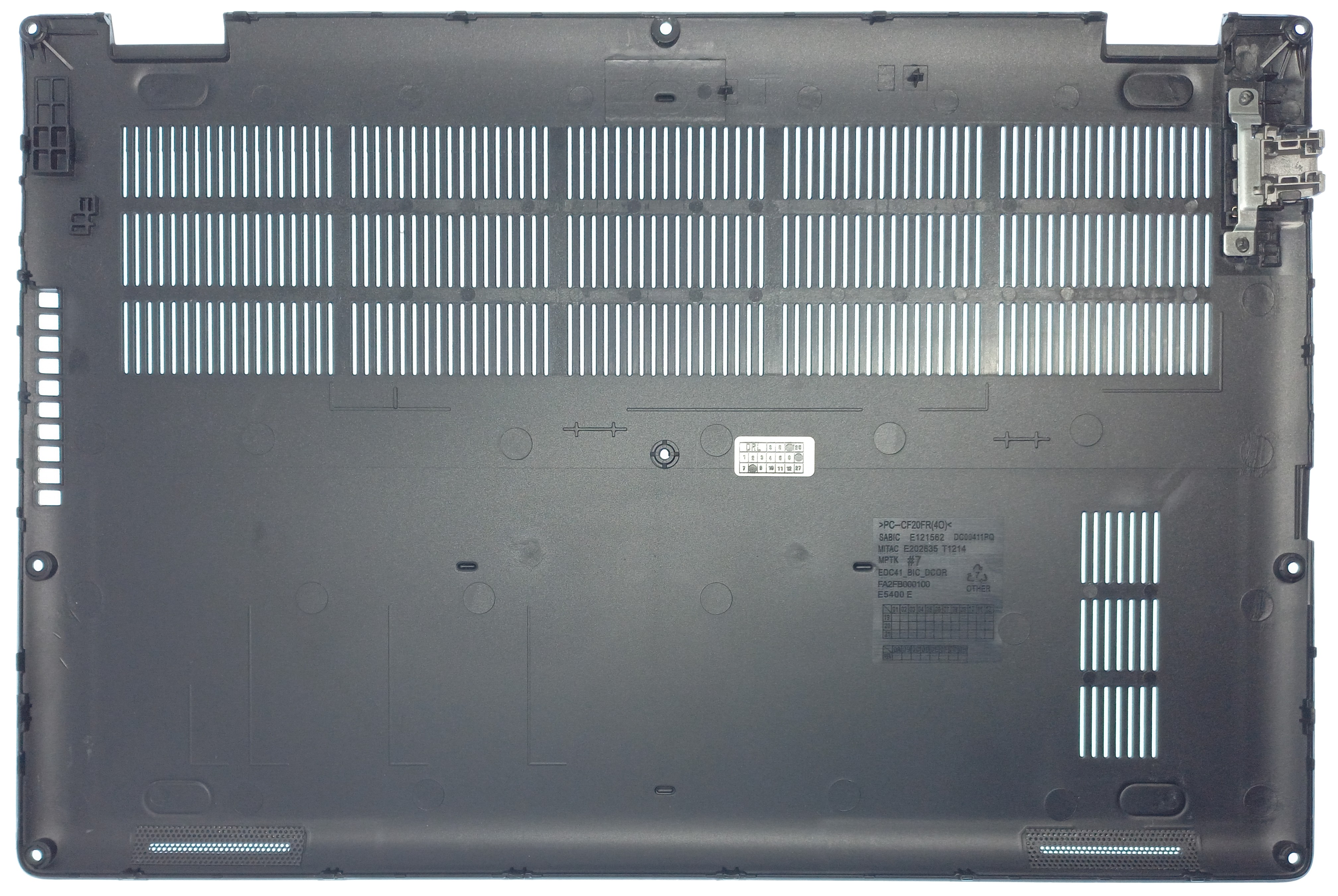 Carcasa inferioara bottom Dell Latitude 5400, Latitude 5400 Chromebook, argintiu, model HTG2P, MG3D2 Carcasa inferioara bottom Dell Latitude 5400, Latitude 5400 Chromebook, argintiu, model HTG2P, MG3D2