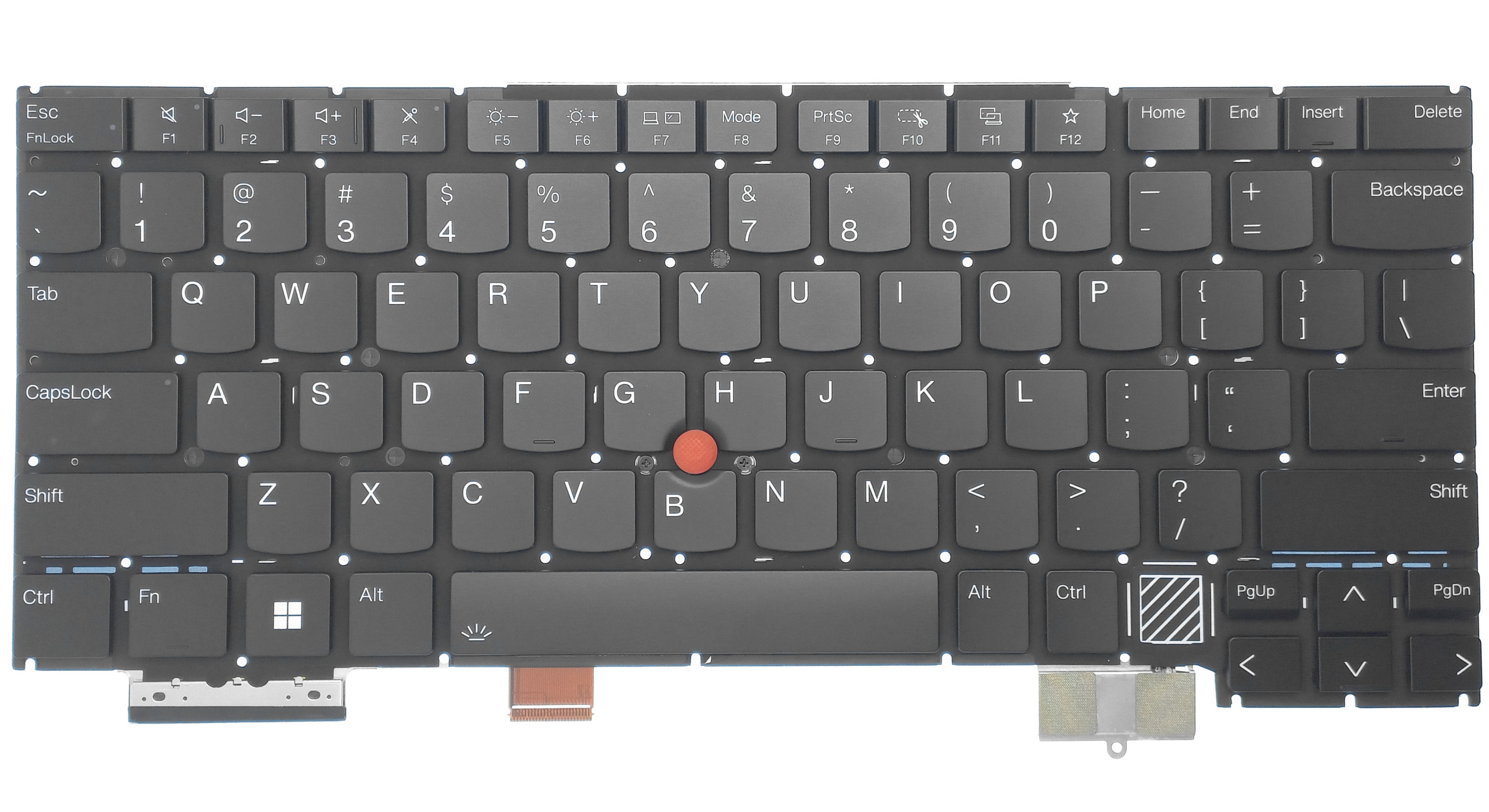 Tastatura compatibila Lenovo ThinkPad X1 Carbon 12th Gen Type 21KC, 21KD & 13th Gen Type 21NS, 21NT, 21NX, 21NY, neagra, layout US, cu iluminare Tastatura compatibila Lenovo ThinkPad X1 Carbon 12th Gen Type 21KC, 21KD & 13th Gen Type 21NS, 21NT, 21NX, 21NY, neagra, layout US, cu iluminare