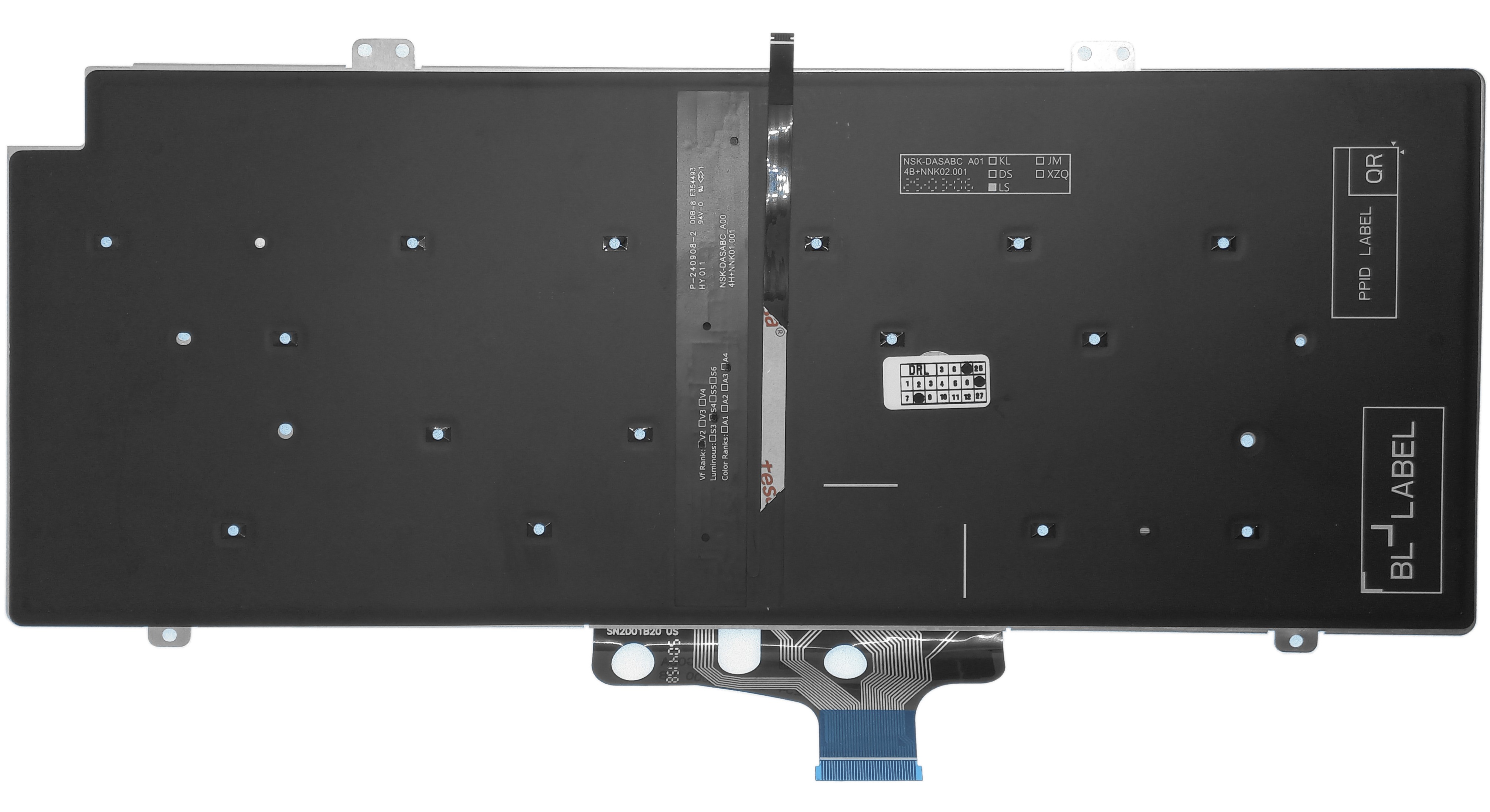Tastatura compatibila Dell Pro 14 PC14250, PC14255, Pro 14 Plus PB14250, PB14255, Pro Max 14 MC14250, gri, cu iluminare, layout US Tastatura compatibila Dell Pro 14 PC14250, PC14255, Pro 14 Plus PB14250, PB14255, Pro Max 14 MC14250, gri, cu iluminare, layout US