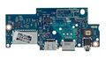 Placa auxiliara cu buton power, port audio jack 3.5mm, port RJ45 LAN, port USB originala Dell pentru Vostro 15 5510, 5515, model 6NH0F
