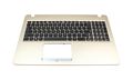 Carcasa superioara si tastatura Asus X540UB, auriu