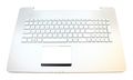 Carcasa superioara si tastatura originala Asus 90NB0AY1-R30300, cu iluminare, layout US
