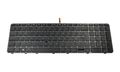 Tastatura HP 836623-031 iluminata layout UK, rama gri inchis