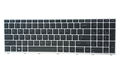 Tastatura originala HP ProBook 650 G4, fara iluminare, layout US, rama argintie