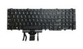 Tastatura originala Dell Precision 7530, 7540, 7730, 7740, layout US, cu iluminare, model 266YW