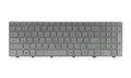 Tastatura originala Dell Inspiron 15 7537, argintie, cu iluminare, layout US, model 87YTJ