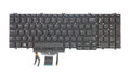 Tastatura originala Dell Precision 7530, 7540, 7730, 7740, layout UK, cu iluminare, model KRG22