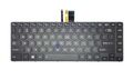 Tastatura compatibila laptop Toshiba Dynabook Satellite Pro A40-C, Tecra R40-C, neagra, cu iluminare, cu trackpoint, layout US