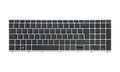 Tastatura originala HP ProBook 650 G4, 650 G5, fara iluminare, layout UK, rama argintie, model L09594-031