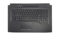 Carcasa superioara si tastatura originala Asus ROG Strix Scar Edition GL703GM, GL703GS, neagra, layout US, cu iluminare RGB, model 90NR00E1-R31UI0