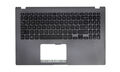 Carcasa superioara si tastatura originala Asus VivoBook X509FA, X509FB, layout UK, argintiu inchis, fara iluminare, model 90NB0MZ2-R31UK0