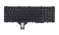 Tastatura originala Dell Latitude 5500, 5501, 5510, 5511, Precision 3540, 3541, 3550, 3551, neagra, fara iluminare, single point, layout international, model D74KX
