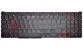 Tastatura compatibila Acer Nitro 5 AN515-43, AN515-54, AN515-55, AN517-51, Nitro 7 AN715-51, neagra, cu iluminare rosie, layout US