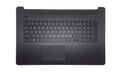 Carcasa superioara cu tastatura HP 17-BY, 17-CA, 17G-CR, 17Q-CS, 17T-BY, 17Z-CA, 470 G7, layout US, fara iluminare, negru, pentru echipare cu unitate optica, model L22751-B31