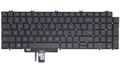 Tastatura originala Dell Latitude 3540 (2022, 2023), Precision 3570, cu iluminare, negru, layout US, model N7N16