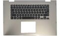 Carcasa superioara palmrest Dell Inspiron 15 5568, 5578, 5579, model NFRN3, silver, International US, cu iluminare
