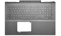 Carcasa superioara si tastatura Dell Inspiron 15 7566, 7567, cu iluminare alba, layout Italian, model 47YTC