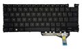 Tastatura compatibila Asus ZenBook S 13 Flip OLED UP5302ZA, layout US, iluminata, neagra