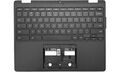 Carcasa superioara si tastatura originala Acer 6B.H99N7.016, Chromebook Spin 512 R851TN, R852T, R852TN, fara iluminare, layout US, neagra