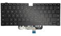 Tastatura compatibila Huawei MateBook D14 2020, D15 2020, Neagra, Layout US, cu iluminare