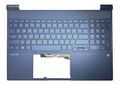 Carcasa superioara palmrest cu tastatura HP Victus 15-FA, 15-FB, 15Z-FB, N13299-271, P23218-271, romana, Bleumarin