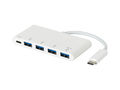 Docking hub de incarcare eSTUFF cu USB-C, 4 porturi USB 3.0 pentru Apple MacBook Pro 13" (Touch, Mid 2018) A1989