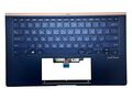 Carcasa superioara si tastatura originala Asus ZenBook 14 UX434FA, UX434FL, Royal Blue, cu iluminare, model 90NB0MQ3-R31UI0