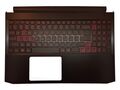 Carcasa superioara cu tastatura originala Acer Nitro 5 AN515-55, neagra, cu iluminare Rosie, layout US, model 6B.QAZN2.001 RTX3050 3060