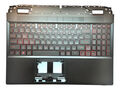 Carcasa superioara cu tastatura originala Acer Nitro 5 AN515-58, AN515-46, neagra, cu iluminare Rosie, layout US, 6B.QFJN2.001