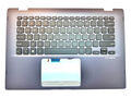 Carcasa superioara si tastatura originala Asus VivoBook Flip 14 TP412FA, TP412FAC, J412FA, gri, layout US, cu iluminare
