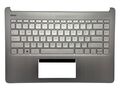 Carcasa superioara palmrest cu tastatura HP 14-DQ, 14T-DQ, 14S-DQ, 14S-DR, 14S-DY, 14-FQ, 14S-FQ, 14Z-FQ, 14S-FR, 14S-FY, romana, L88200-271 EA0PA003010, fara iluminare, argintiu