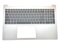 Carcasa superioara palmrest cu tastatura HP 15-FC, 15-FD, natural silver, romana, N36753-271, cu iluminare