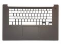 Carcasa superioara palmrest Dell XPS 15 9560, Precision 15 5520, 5530, XPS 15 9570, din fibra de carbon, pentru tastatura cu layout US, fara cititor amprenta