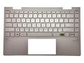 Carcasa superioara palmrest cu tastatura HP ENVY x360 Convertible 13-BD 13T-BD 13M-BD, M17263-B31 M15291-B31, cu iluminare, PaleGold, US